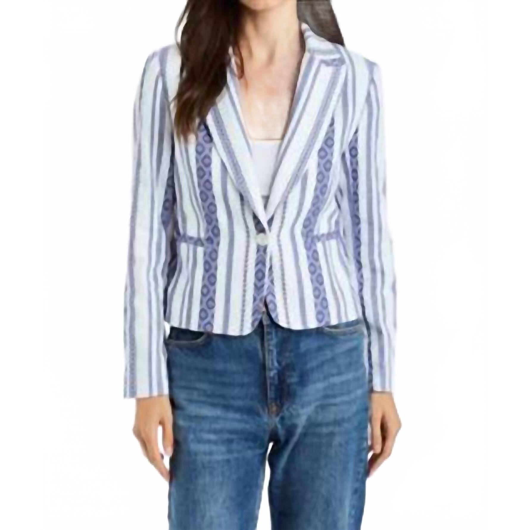 New Drew Oaklee Casablanca Blazer In Indigo